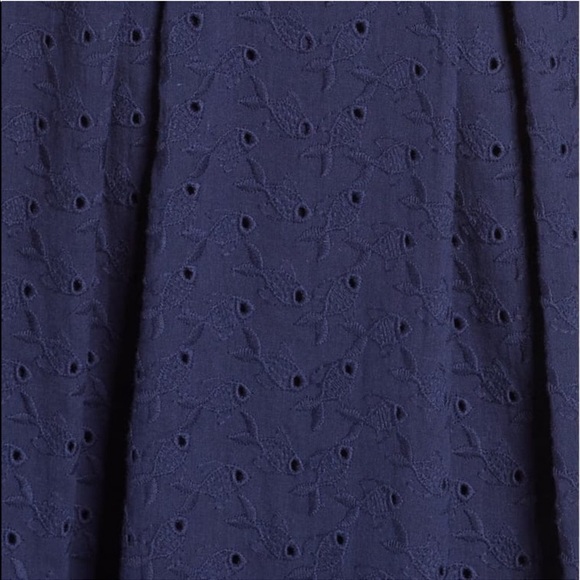 Lilly Pulitzer Cyndi dress True Navy Fishy Eyelet - Picture 10 of 11